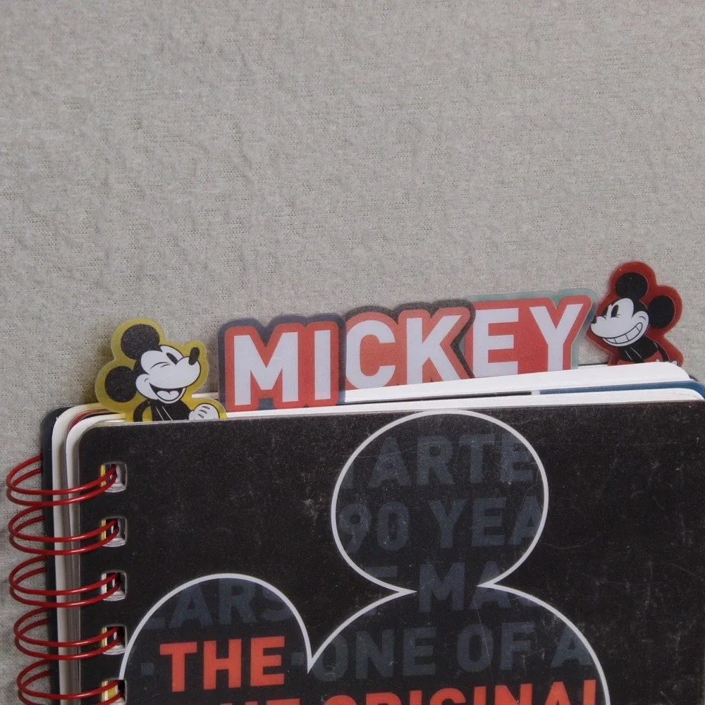 Disney Mickey Mouse 90 Years True‎ Original Spiral Notebook Tri-Coastal Design